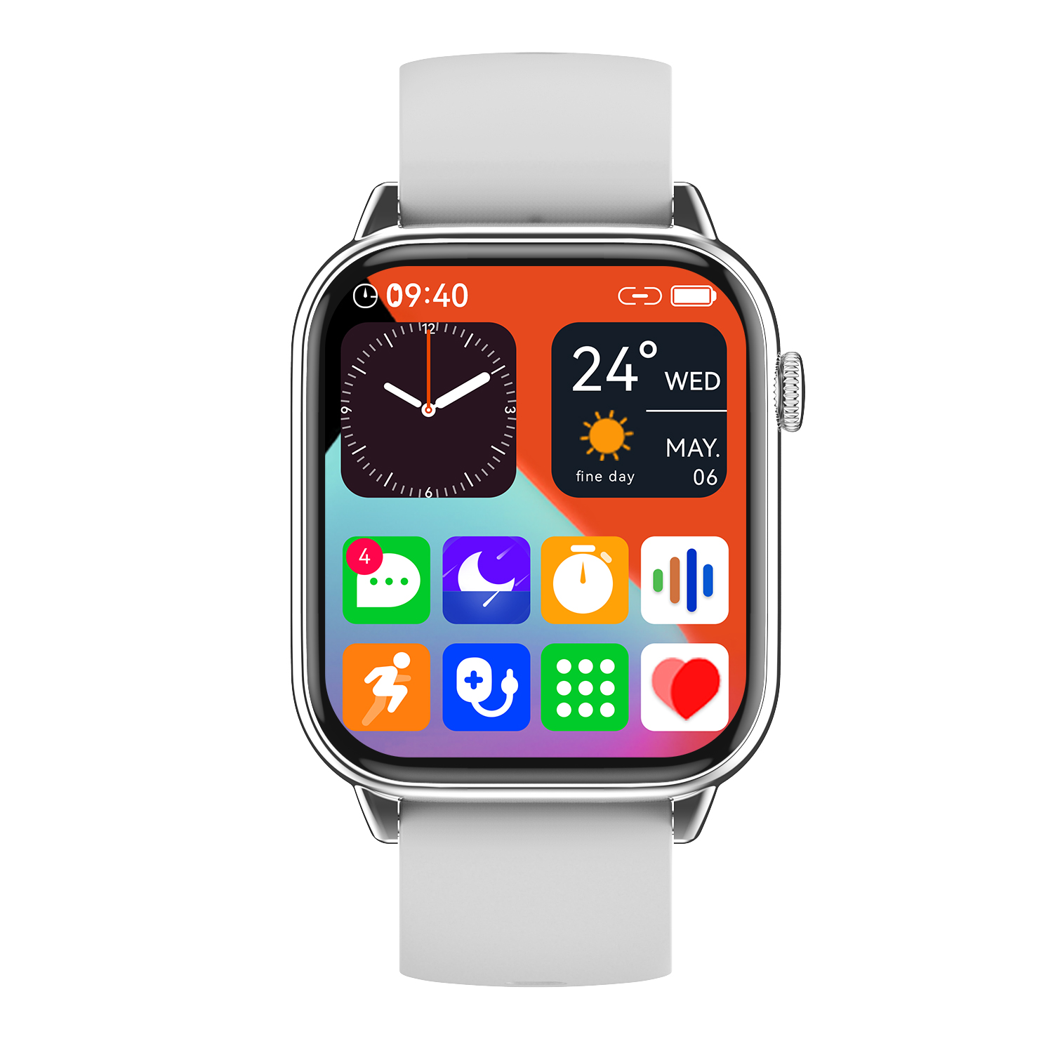 Reloj Inteligente LEFIT LeFei HD11 con Llamadas Bluetooth Pantalla Grande sin Bordes Compatible con Pagos, Multifuncional Deportivo, Monitor de Ritmo Cardíaco, Presión Arterial, Oxígeno en Sangre, Pedometer Universal, Resistente al Agua