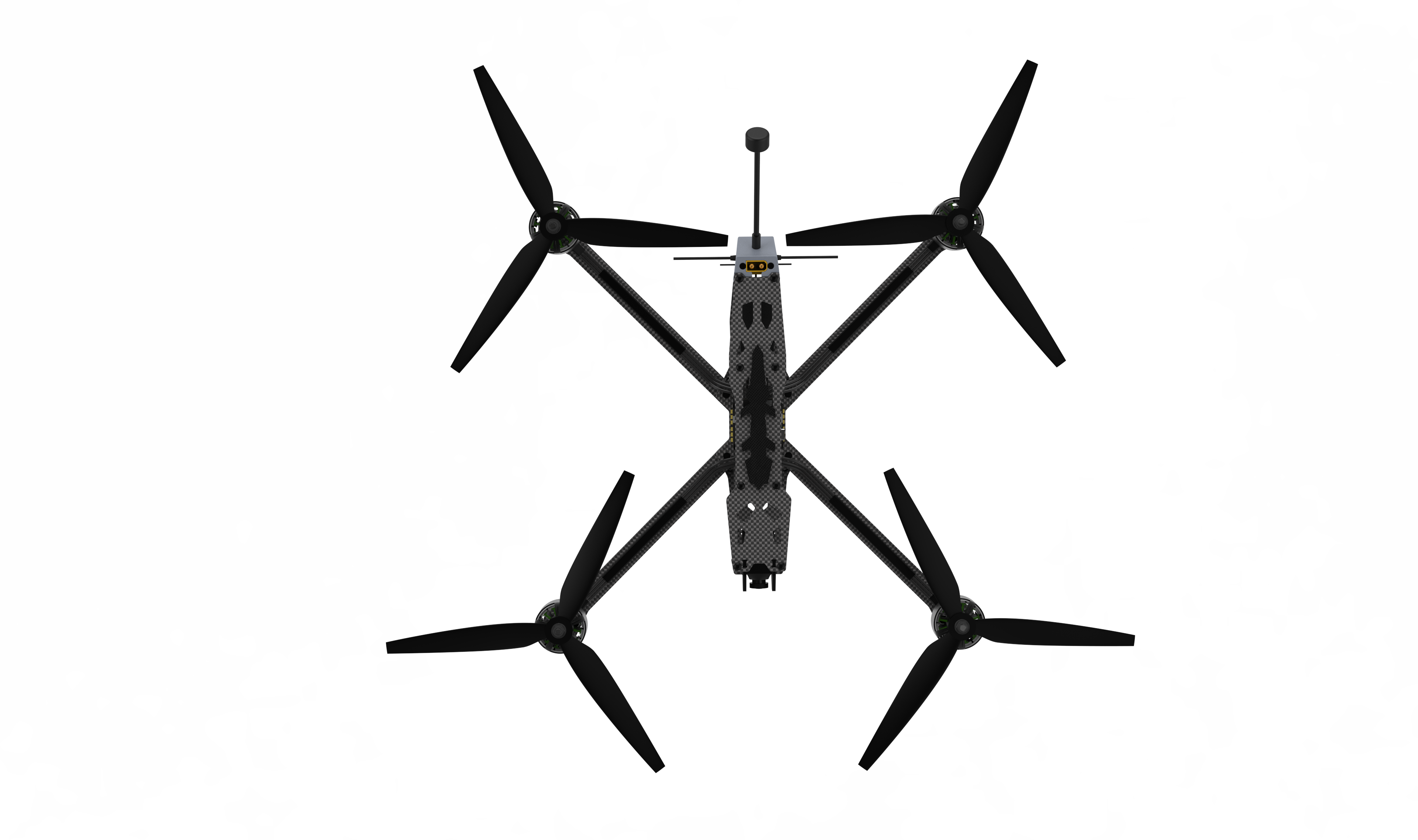 10인치 고정 브래킷 카본 파이버 장거리 카메라 고속 레이싱 FPV 드론
