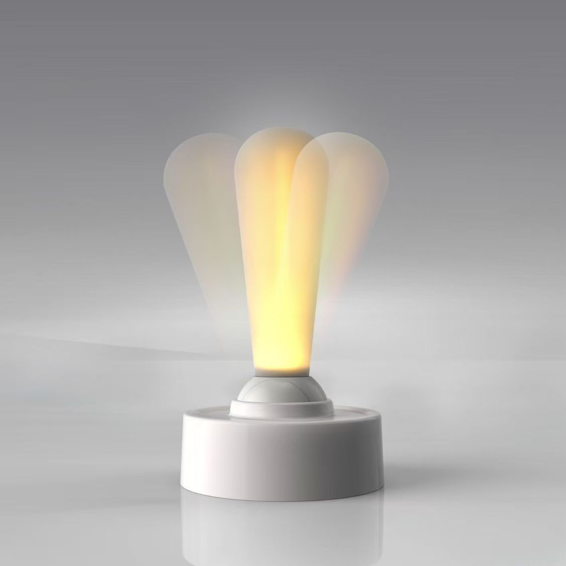 Lámpara de noche con interruptor creativa recargable por USB, lámpara de escritorio LED con protección ocular, lámpara ambiental de dormitorio estilo INS