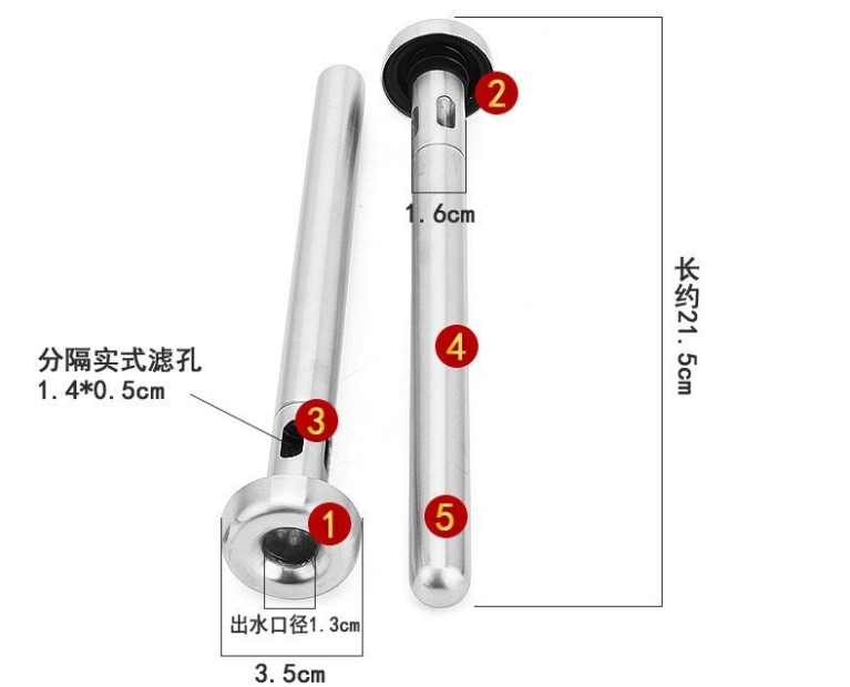 不锈钢啤酒冰酒棒（2支装），冰镇饮品无稀释，红酒威士忌好伴侣